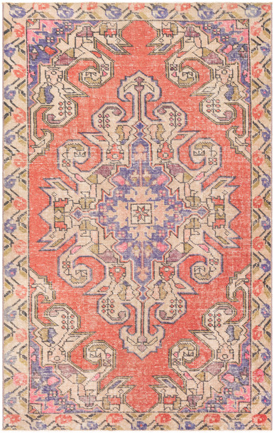 Surya Antique One Of A Kind OOAK-1079 Traditional Hand Knotted - 4'3" X 7' Rectangle Area Rug