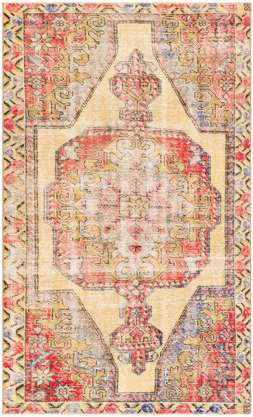 Surya Antique One Of A Kind OOAK-1095 Traditional Hand Knotted - 4'4" X 7'6" Rectangle Area Rug