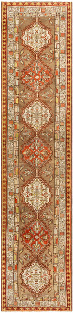 Surya Antique One Of A Kind OOAK-1198 Traditional Hand Knotted - 3'3" X 14'3" Runner Area Rug