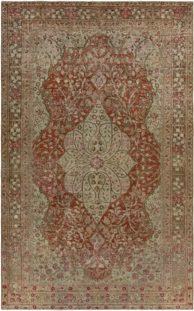 Surya Antique One Of A Kind OOAK-1223 Traditional Hand Knotted - 7' X 11'3" Rectangle Area Rug