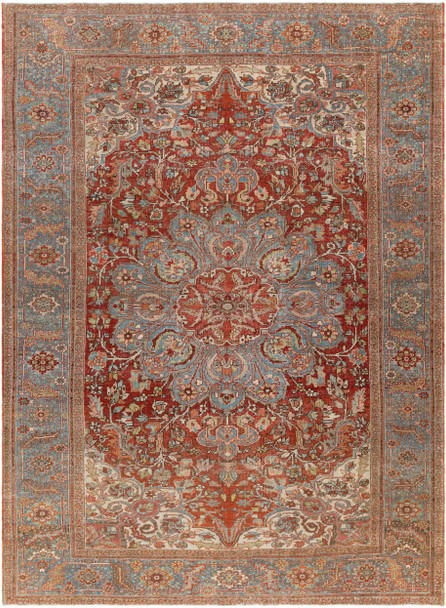 Surya Antique One Of A Kind OOAK-1260 Traditional Hand Knotted - 9' X 12'6" Rectangle Area Rug