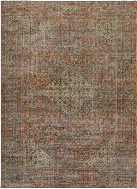 Surya Antique One Of A Kind OOAK-1394 Traditional Hand Knotted - 9'9" X 13'7" Rectangle Area Rug