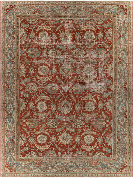 Surya Antique One Of A Kind OOAK-1500 Traditional Hand Knotted - 8'6" X 11'6" Rectangle Area Rug