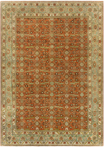 Surya Antique One Of A Kind OOAK-1502 Traditional Hand Knotted - 7'3" X 10' Rectangle Area Rug