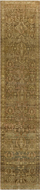 Surya Antique One Of A Kind OOAK-1526 Traditional Hand Knotted - 15'7" X 3'4" Runner Area Rug
