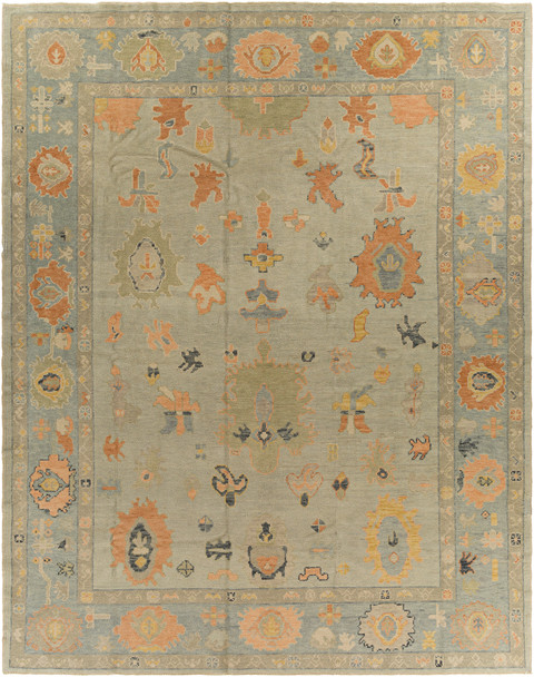 Surya Antique One Of A Kind OOAK-1546  Hand Knotted - 8' X 9'11" Rectangle Area Rug