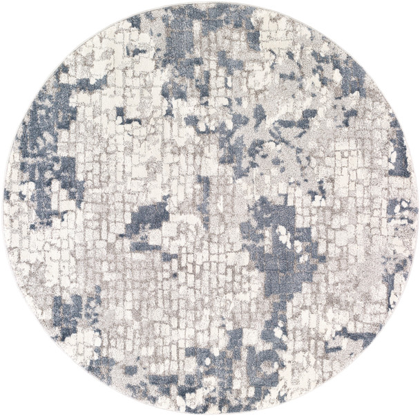 Surya Venice VNE-2300 Modern Machine Woven - 5'3" Round Round Area Rug