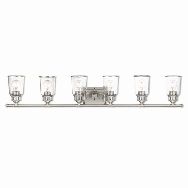 Livex Lighting 6 Lt Bn Bath Vanity - 10516-91