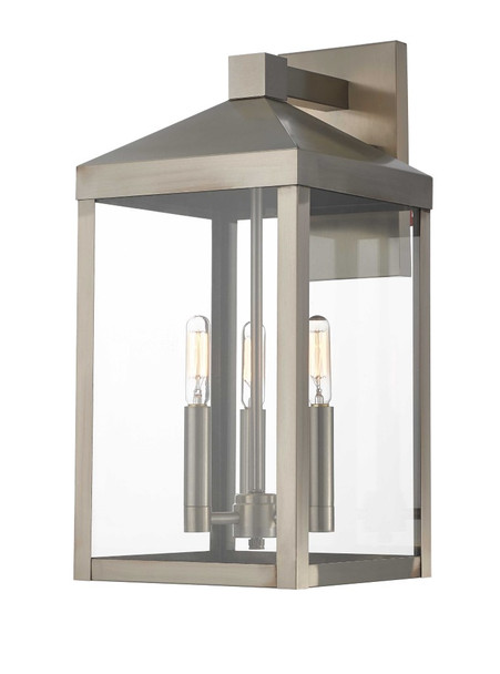 Livex Lighting 3 Lt Bn Outdoor Wall Lantern - 20584-91