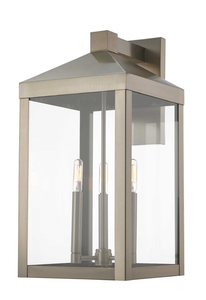Livex Lighting 3 Lt Bn Outdoor Wall Lantern - 20585-91