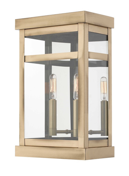 Livex Lighting 2 Lt Ab Outdoor Wall Lantern - 20705-01