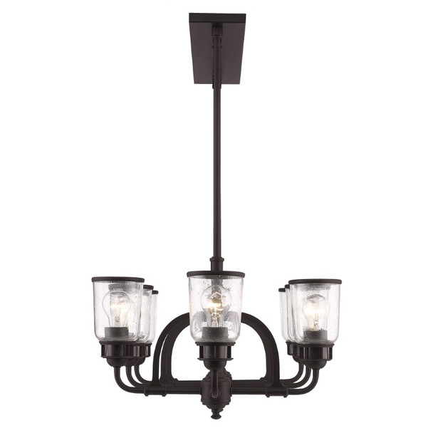 Livex Lighting 8 Lt Bz Linear Chandelier - 40028-07