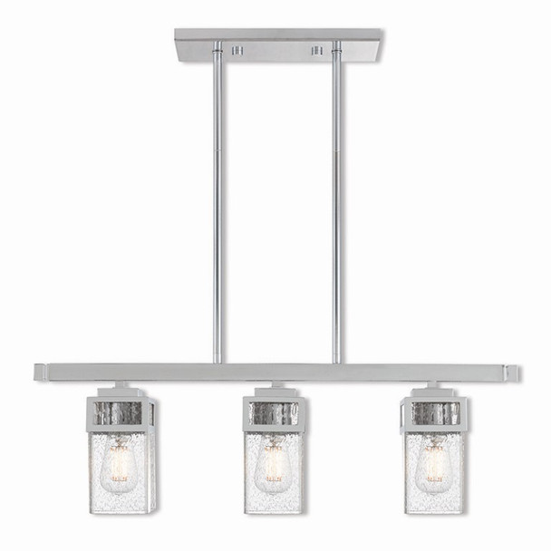 Livex Lighting 3 Lt Ch Linear Chandelier - 40593-05