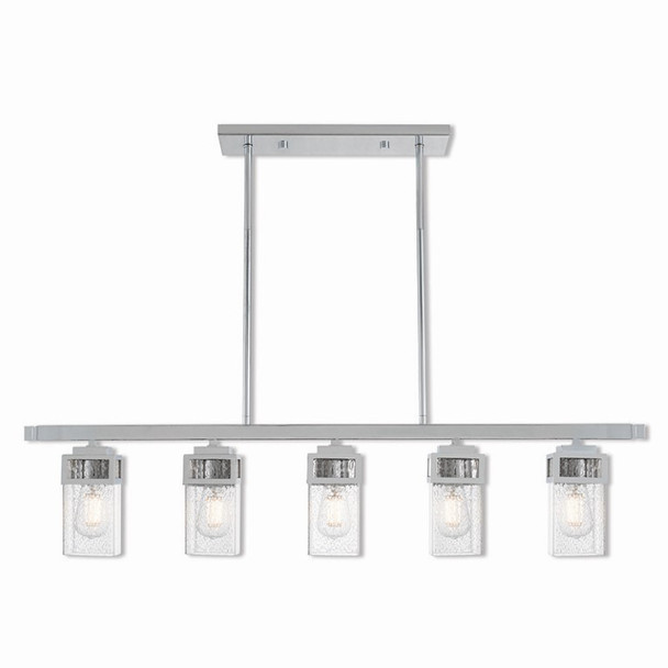 Livex Lighting 5 Lt Ch Linear Chandelier - 40594-05