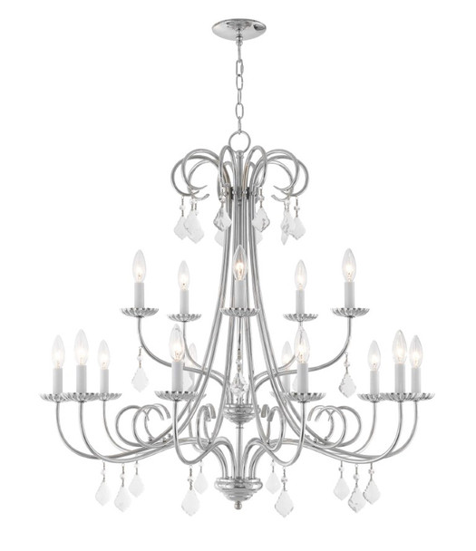 Livex Lighting 15 Lt Ch Foyer Chandelier - 40879-05