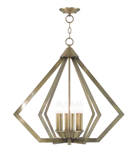 Livex Lighting 6 Lt Ab Chandelier - 40926-01