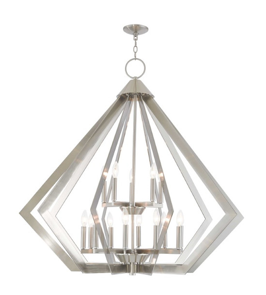 Livex Lighting 15 Lt Bn Foyer Chandelier - 40928-91