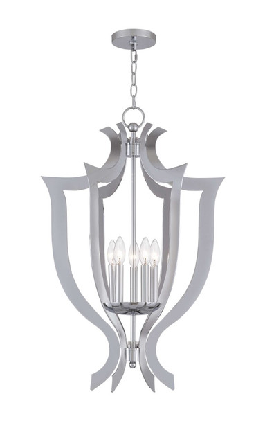 Livex Lighting 5 Lt Ch Lantern Chandelier - 41004-05
