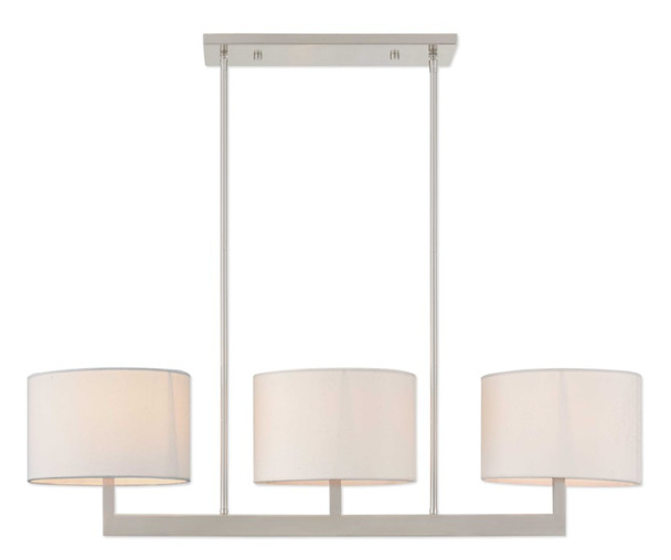 Livex Lighting 3 Lt Bn Linear Chandelier - 42405-91
