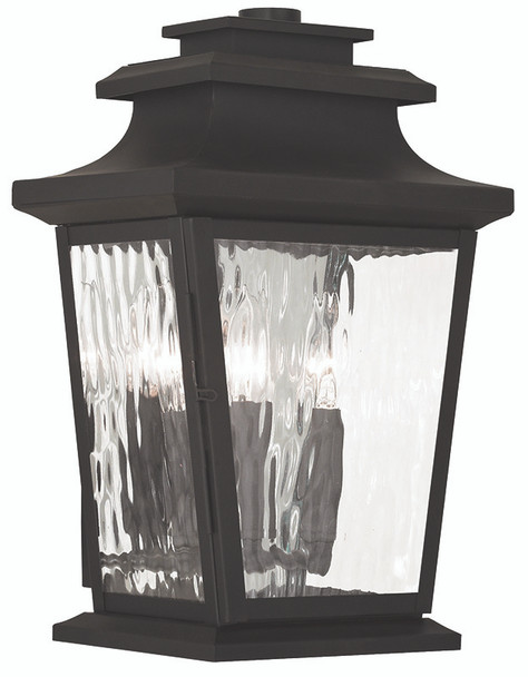 Livex Lighting 3 Light Bronze Outdoor Wall Lantern - 20257-07