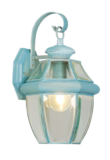 Livex Lighting 1 Light Verdigris Outdoor Wall Lantern - 2151-06