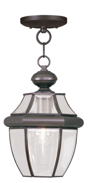 Livex Lighting 1 Light Bronze Outdoor Chain Lantern - 2152-07