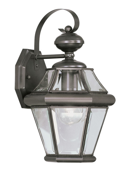 Livex Lighting 1 Light Bronze Outdoor Wall Lantern - 2161-07