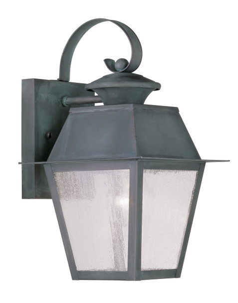 Livex Lighting 1 Light Charcoal Outdoor Wall Lantern - 2162-61