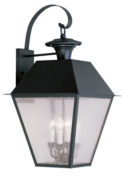 Livex Lighting 4 Light Black Outdoor Wall Lantern - 2172-04