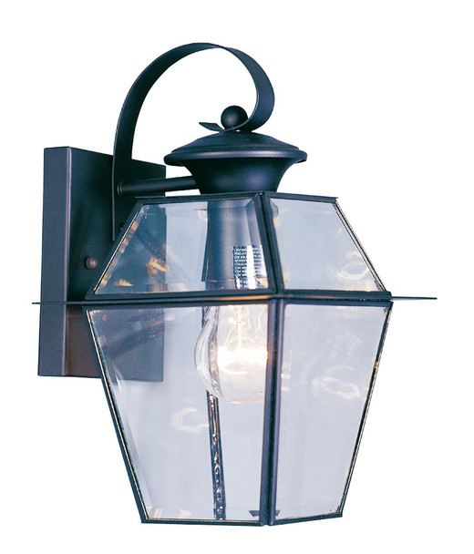 Livex Lighting 1 Light Black Outdoor Wall Lantern - 2181-04