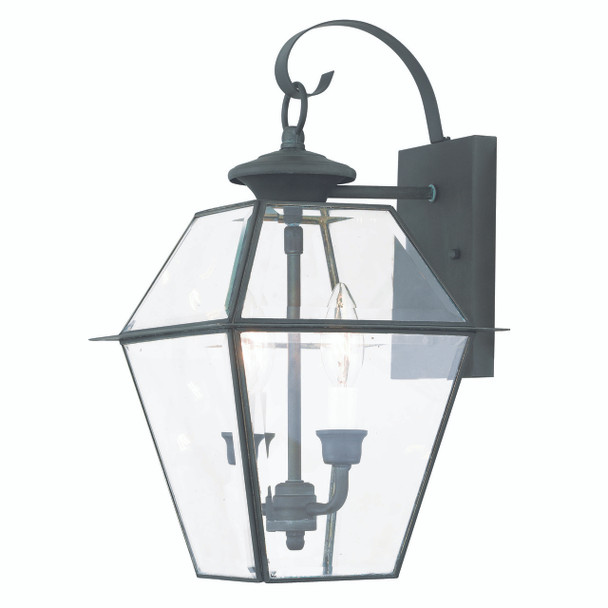 Livex Lighting 2 Light Ch Outdoor Wall Lantern - 2281-61