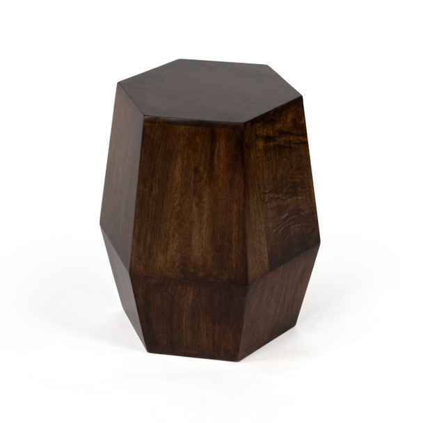 Gulchatai Wood  Finish Accent Table