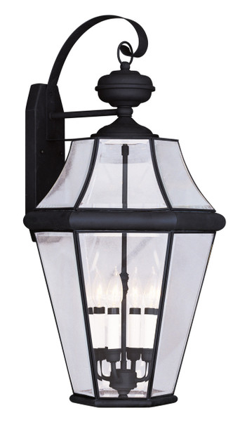 Livex Lighting 4 Light Black Outdoor Wall Lantern - 2366-04