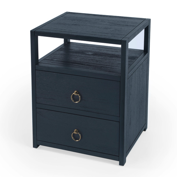 Lark Navy Nightstand