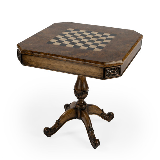 Carlyle Fossil Stone Game Table - 5563070