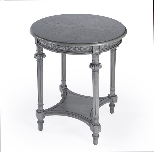 Hellinger Gray Round Lamp Table