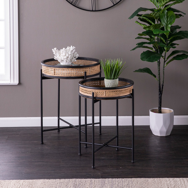 Broadmont Round Accent Tables – 2pc Set