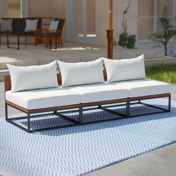 Taradale Modular Outdoor Sofa W/ Cushions