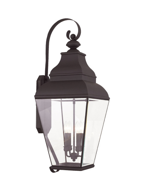 Livex Lighting 4 Light Bronze Outdoor Wall Lantern - 2596-07