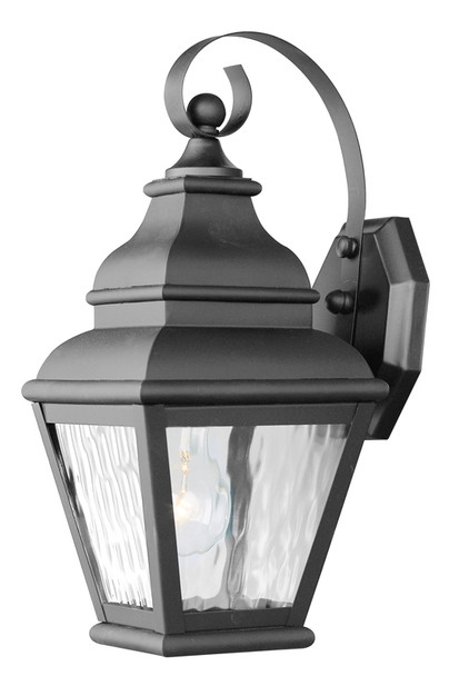 Livex Lighting 1 Light Black Outdoor Wall Lantern - 2601-04