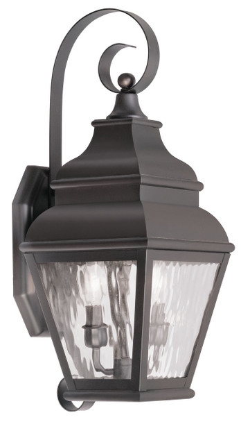 Livex Lighting 2 Light Bronze Outdoor Wall Lantern - 2602-07