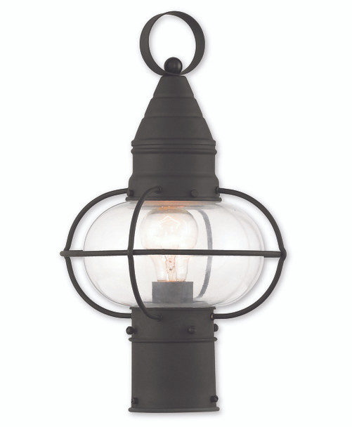 Livex Lighting 1 Light Black Outdoor Post Lantern - 26902-04