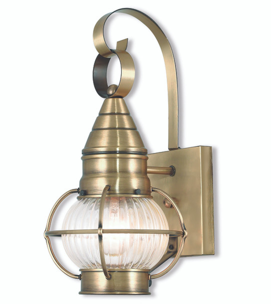 Livex Lighting 1 Light Ab Outdoor Wall Lantern - 27000-01