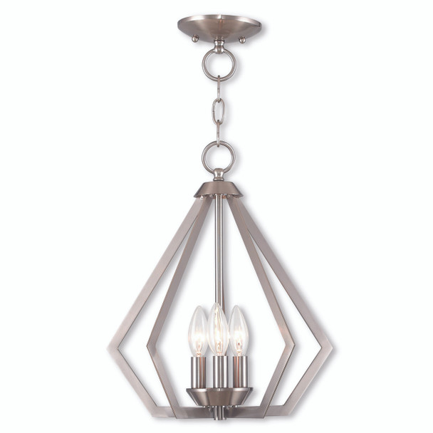 Livex Lighting 3 Light Bn Mini Chandelier/ceiling Mount - 40923-91