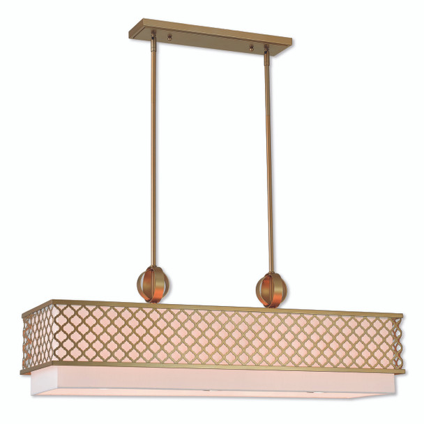 Livex Lighting 9 Lt Sg Linear Chandelier - 41106-33