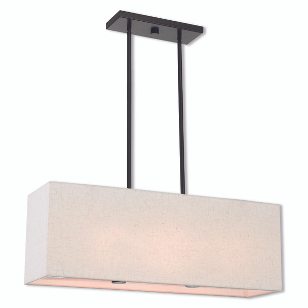 Livex Lighting 3 Lt Ebz Linear Chandelier - 41154-92