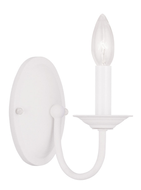 Livex Lighting 1 Light White Wall Sconce - 4151-03