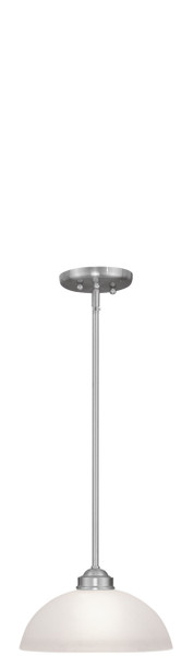 Livex Lighting 1 Light Brushed Nickel Pendant - 4211-91