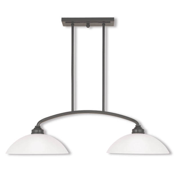 Livex Lighting 2 Light English Bronze Linear Chandelier - 4222-92