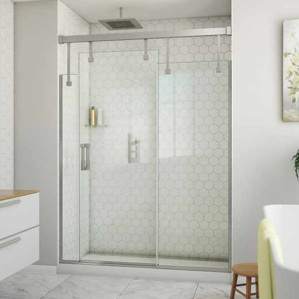 Dreamline Avenue 56-60 In. W X 79 In. H Semi-frameless Sliding Shower Door - SHDR-5060790
